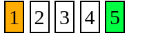 Highlighting first and last numbers
